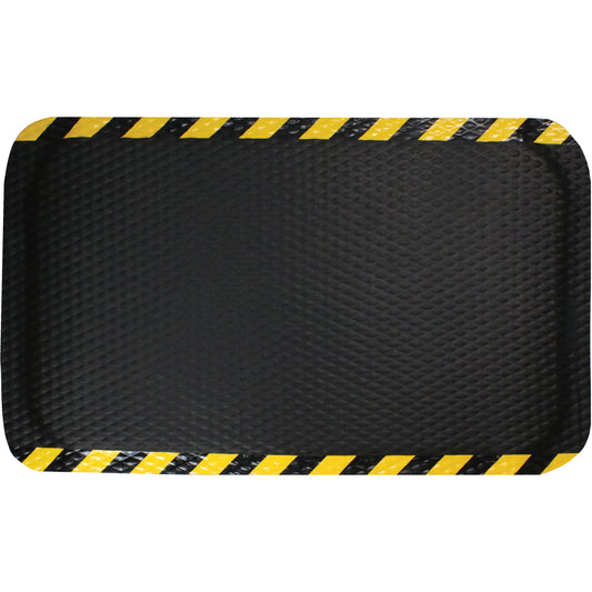 M+A Matting Hog Heaven Mat, Diamond, 3' x 5' x 5/8", Black/Yellow, Nitrile