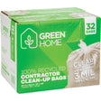 Green Home Garbage Bags, Strong, 33" W x 48" L, 3 mils, Clear, 159 L (42 Gal.) Capacity
