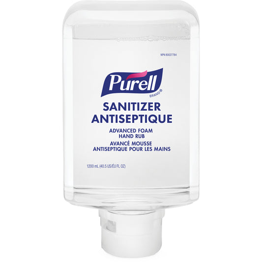 ES10 Advanced Hand Sanitizer Foam, 1200 ml, Cartridge Refill, 70% Alcohol