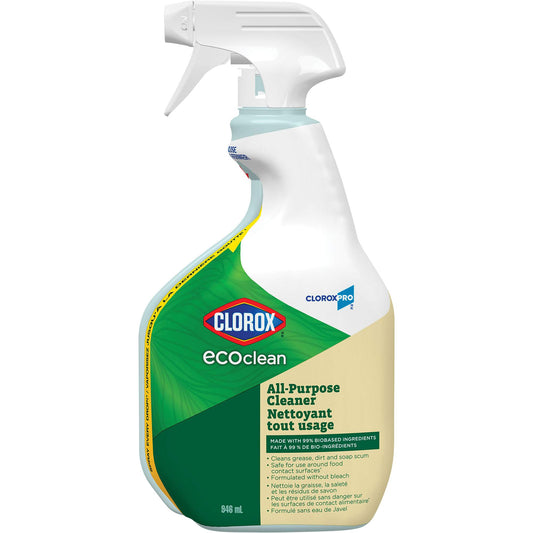 CloroxPro™ Clorox™ EcoClean All-Purpose Cleaner, 946 ml, Trigger Bottle