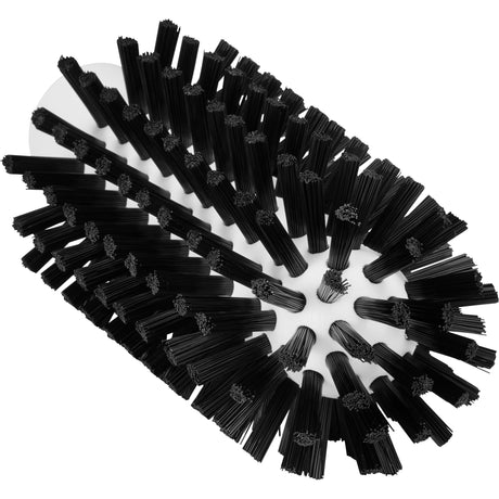 Cleaning Brush with Handle, Stiff Bristles, 5-7/10" Long, Black