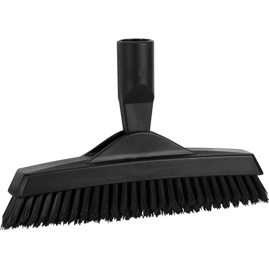 Crevice Brush, Extra Stiff Bristles, 8-9/10" Long, Black