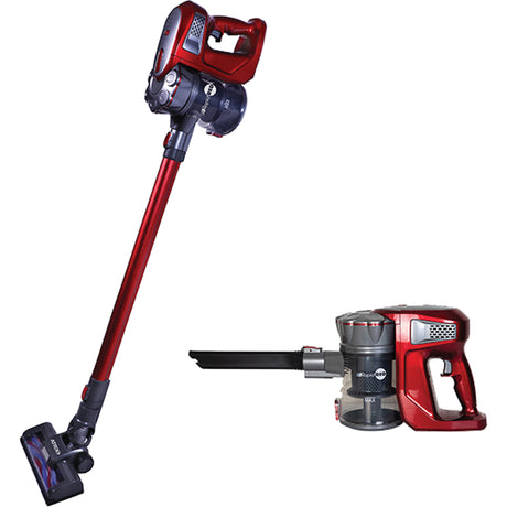 Rapid Red Cordless Stick Vacuum, Dry, 0.5 US Gal. (1.89 Litres)