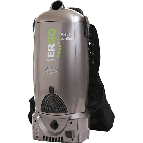 Ergo Pro Cordless Backpack Vacuum, Dry, 2 US Gal. (7.57 Litres)
