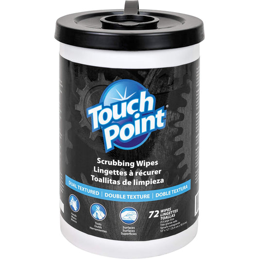 Touch Point® Scrubbing Wipes, 72 Wipes, 12" x 10"