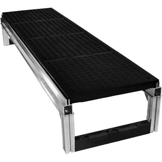 FOUNDATION™ Smooth Modular Aluminum Work Platform Kit, 36" W x 72" D, 400 lbs. Capacity, All-Welded