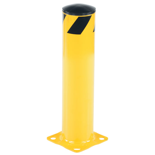 Safety Bollard, Steel, 24" H x 5-1/2" W, Yellow