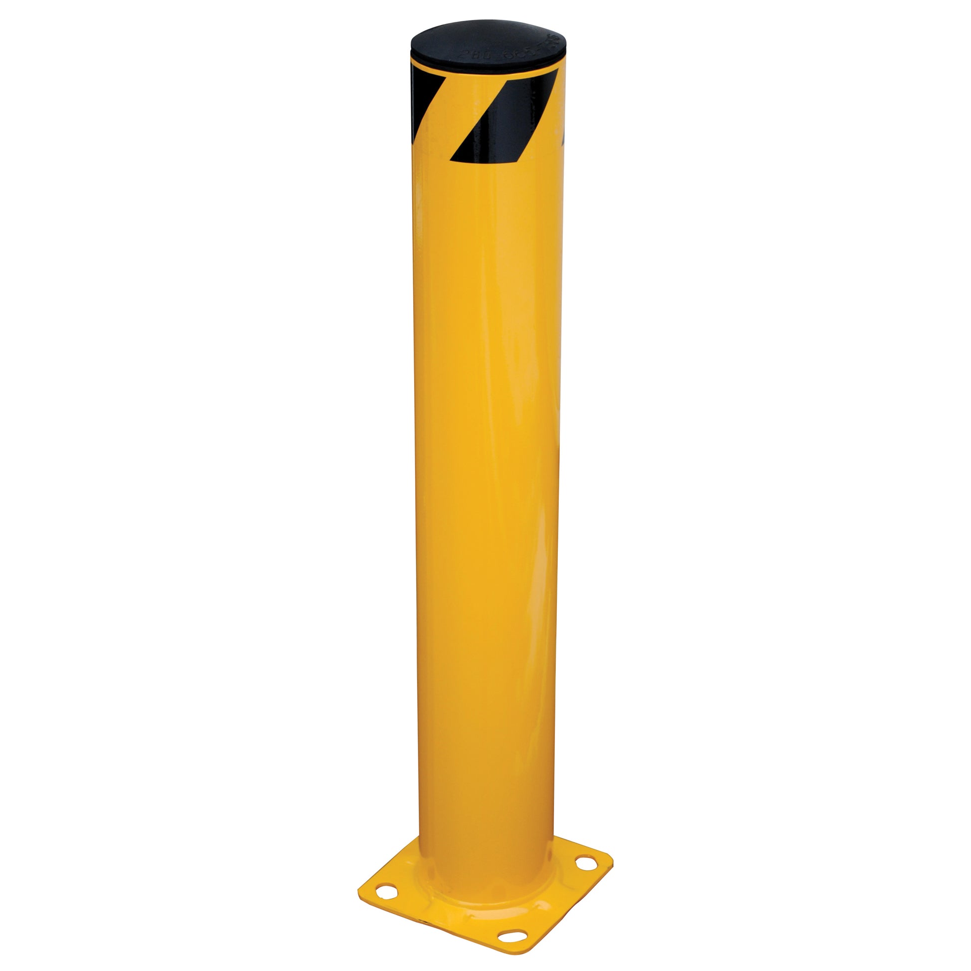 Safety Bollard, Steel, 36" H x 5.5" W, Yellow