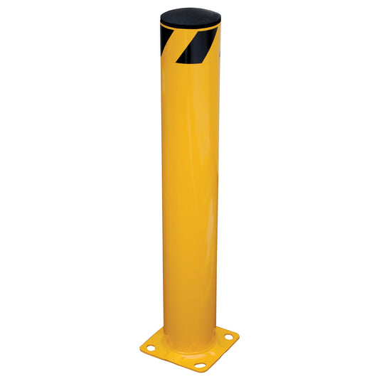 Safety Bollard, Steel, 36" H x 5.5" W, Yellow