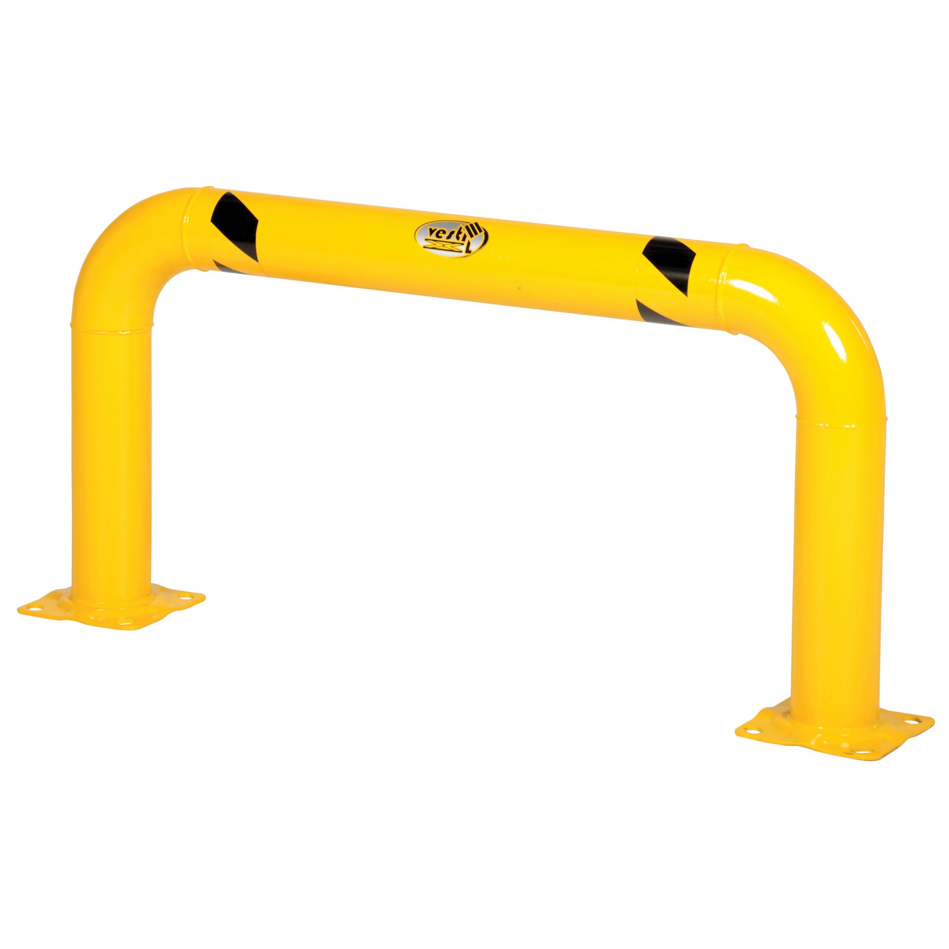 High Profile Machinery Guards, 4' W x 2' H, Yellow