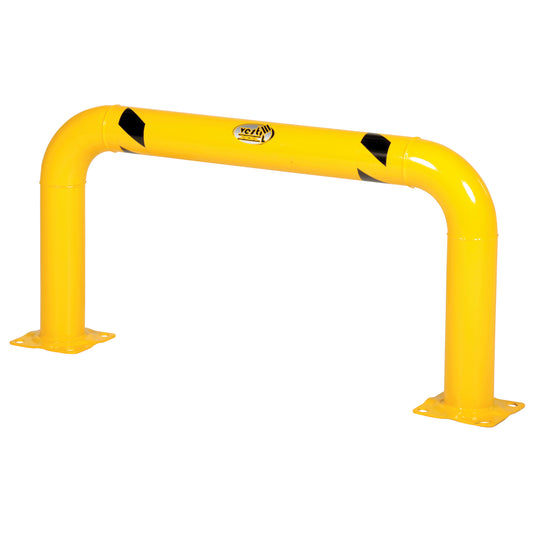 High Profile Machinery Guards, 4' W x 2' H, Yellow