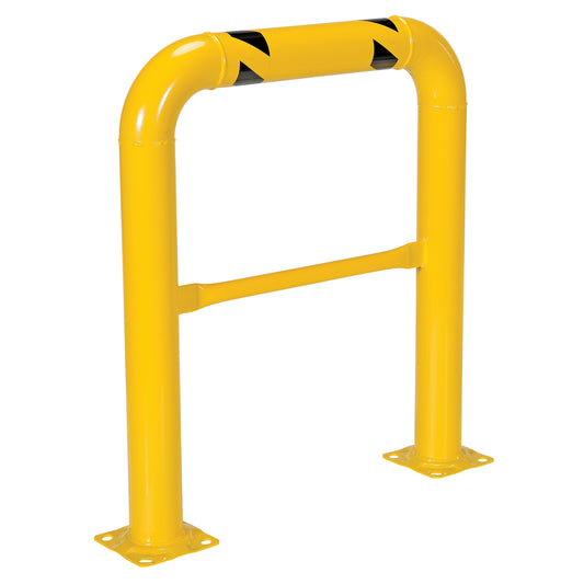 High Profile Machinery Guards, 3' W x 3.5' H, Yellow