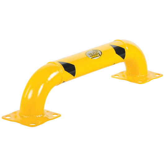 Low Profile Rack Guards, 3' W x 0.75' H, Yellow