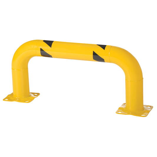 Low Profile Rack Guards, 3' W x 1.4' H, Yellow