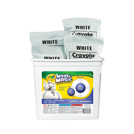 Crayola Model Magic 2lb Bucket, White (Case of 2)