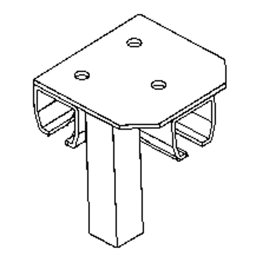Floor Mount Curtain Partition Connector
