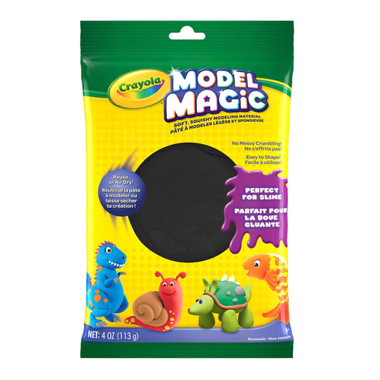 Crayola Model Magic 4 oz Bag, Black (Case of 12)