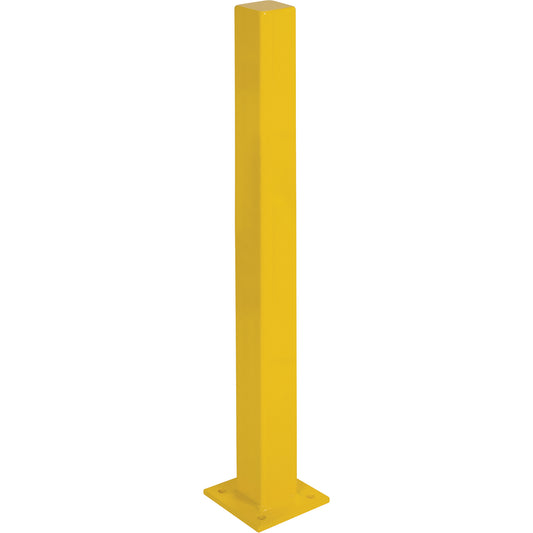 Heavy-Duty Bollards, Steel, 48" H x 4" W, Yellow