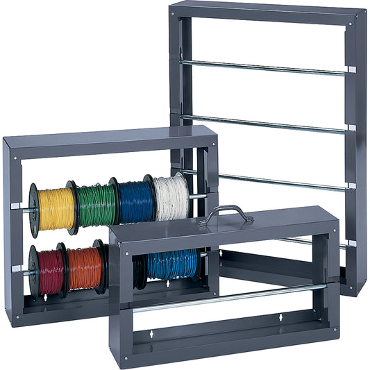 Wire Spool Rack - 1 Rod, 1 Rod, 6" W x 26-1/8" D x 10-3/8" H