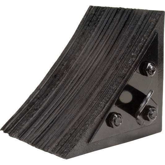 Wheel Chock, 8" x 8" x 8", Black
