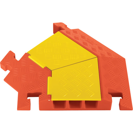 Linebacker® 3-Channel Heavy Duty Cable Protector - Left Turn