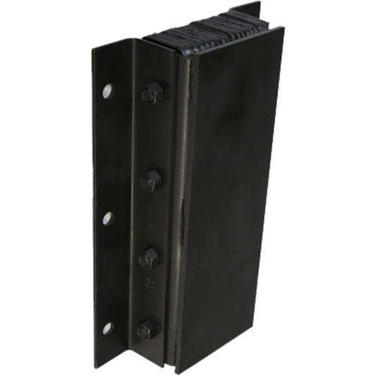 Laminated Dock Bumpers, Vertical, Rubber/Steel, 11" W x 6" D x 20" H