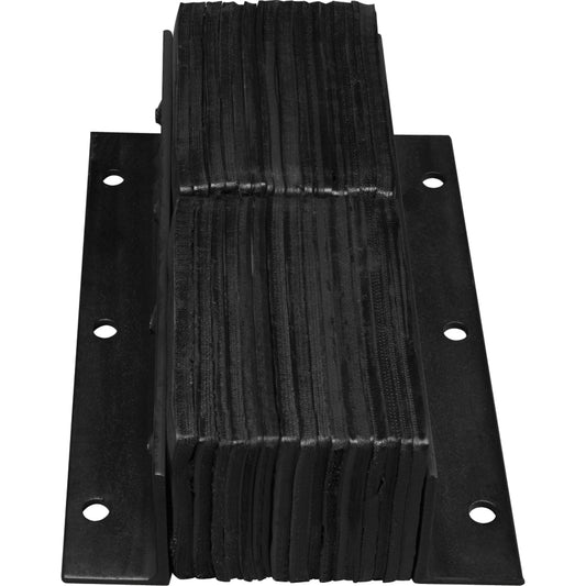 Laminated Dock Bumpers, Vertical, Rubber, 11" W x 9" D x 24" H