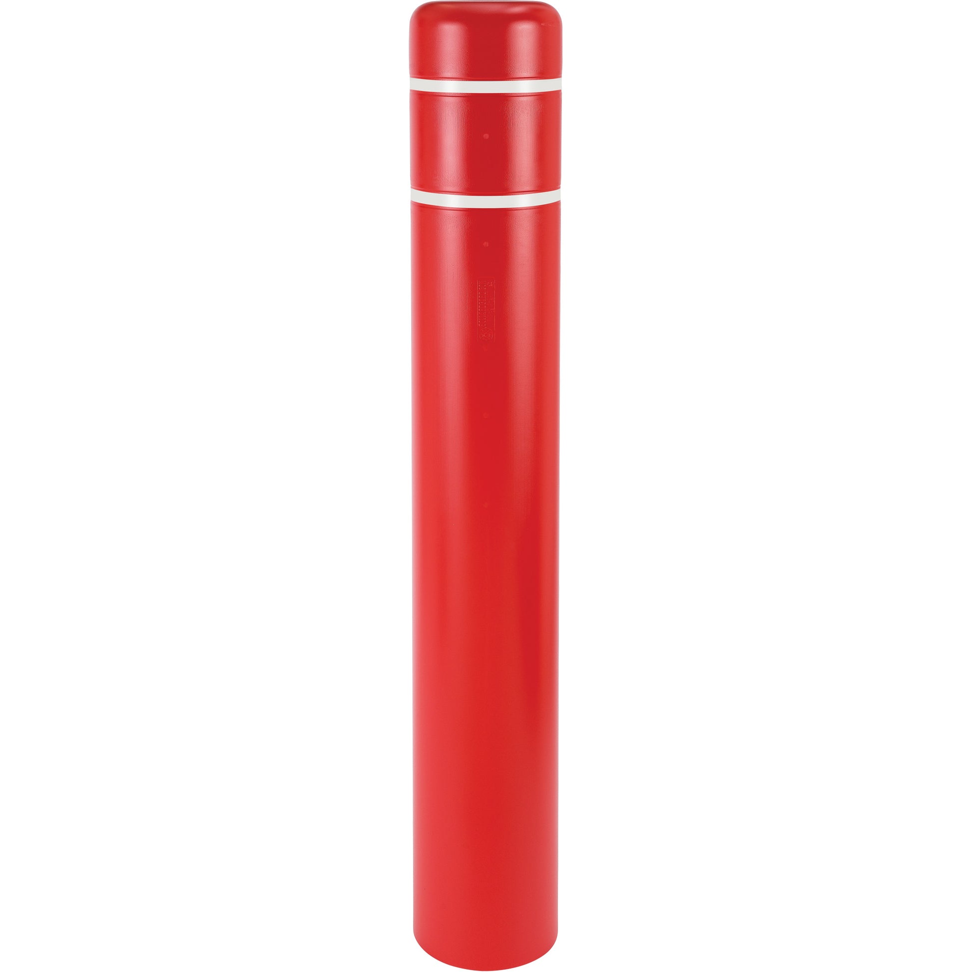 Polyethylene Bollard Covers, 4-1/2" Dia. x 64" L, Red