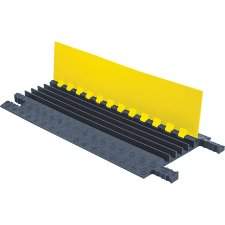 Grip Guard® Light-Duty Cable Protector, 5 Channels, 36" L x 16 4/9" W x 1.6" H