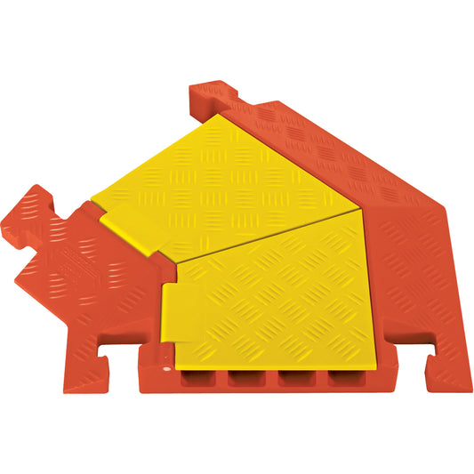 Linebacker® 4-Channel Heavy Duty Cable Protector - Left Turn