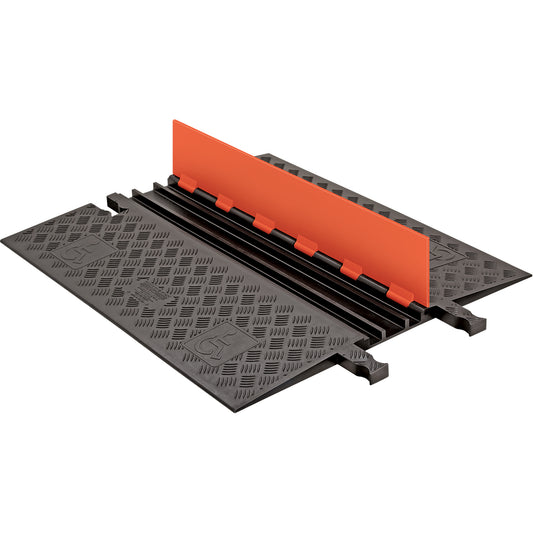 Guard Dog® Low Profile ADA/DDA Cable Protector, 3 Channels, 36" L x 30.3" W x 1.25" H