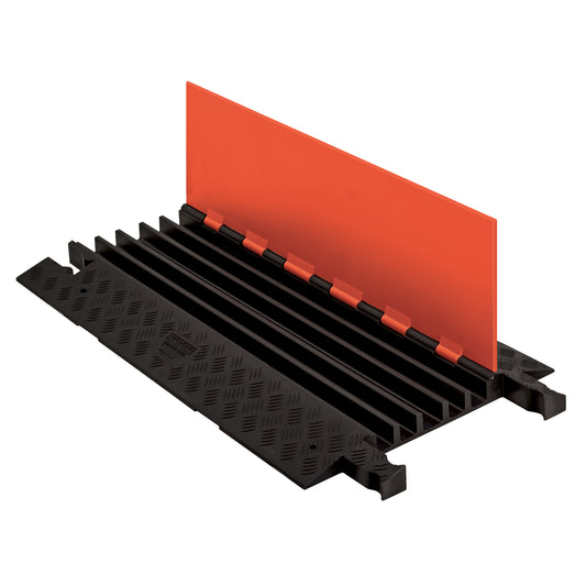 Guard Dog® General Purpose Cable Protector, 5 Channels, 36" L x 19.75" W x 1.875" H