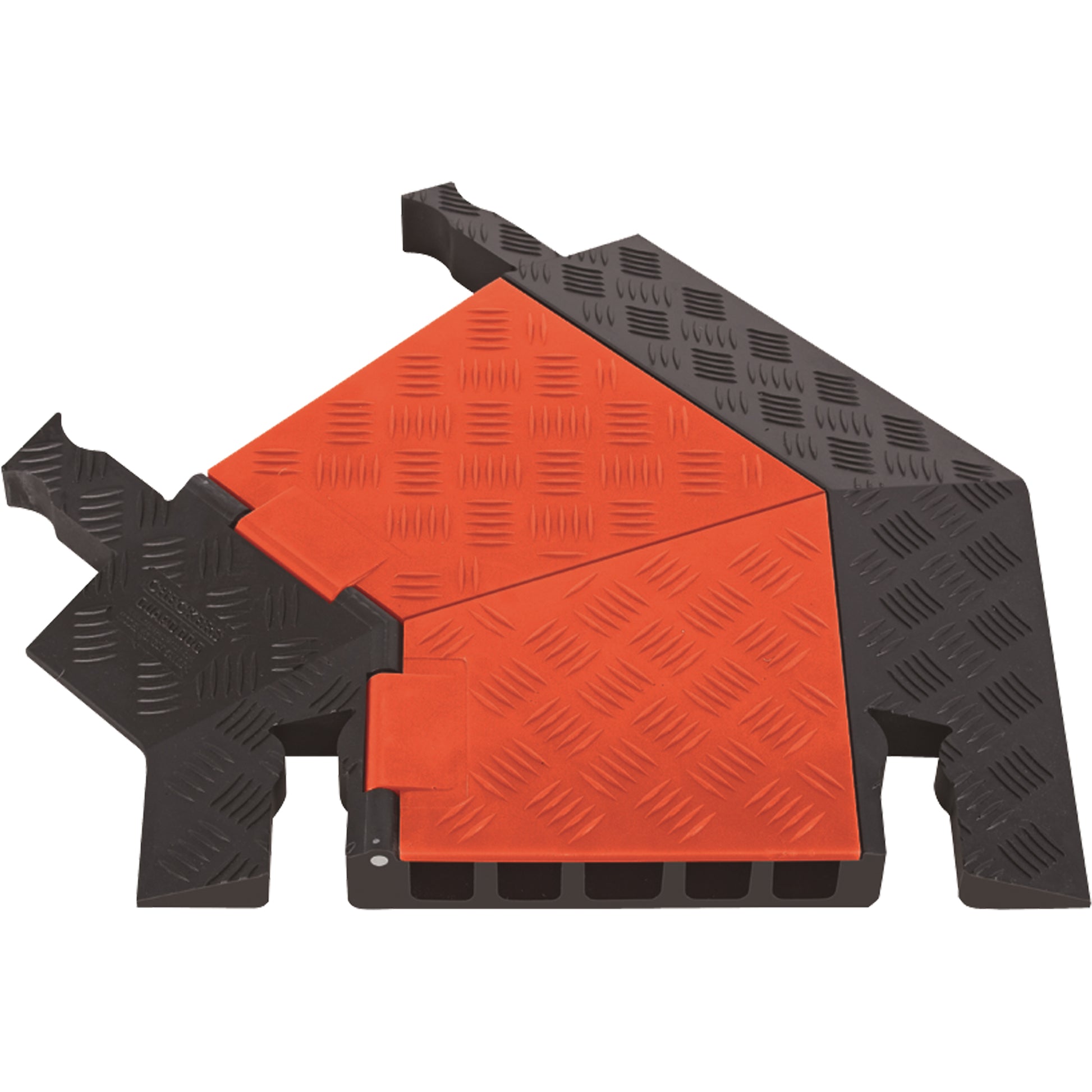 Guard Dog® 5-Channel Heavy Duty Cable Protector - Left Turn