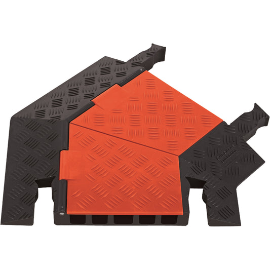 Guard Dog® 5-Channel Heavy Duty Cable Protector - Right Turn
