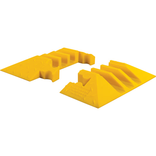 Yellow Jacket® 3-Channel Heavy Duty Cable Protector - End Caps