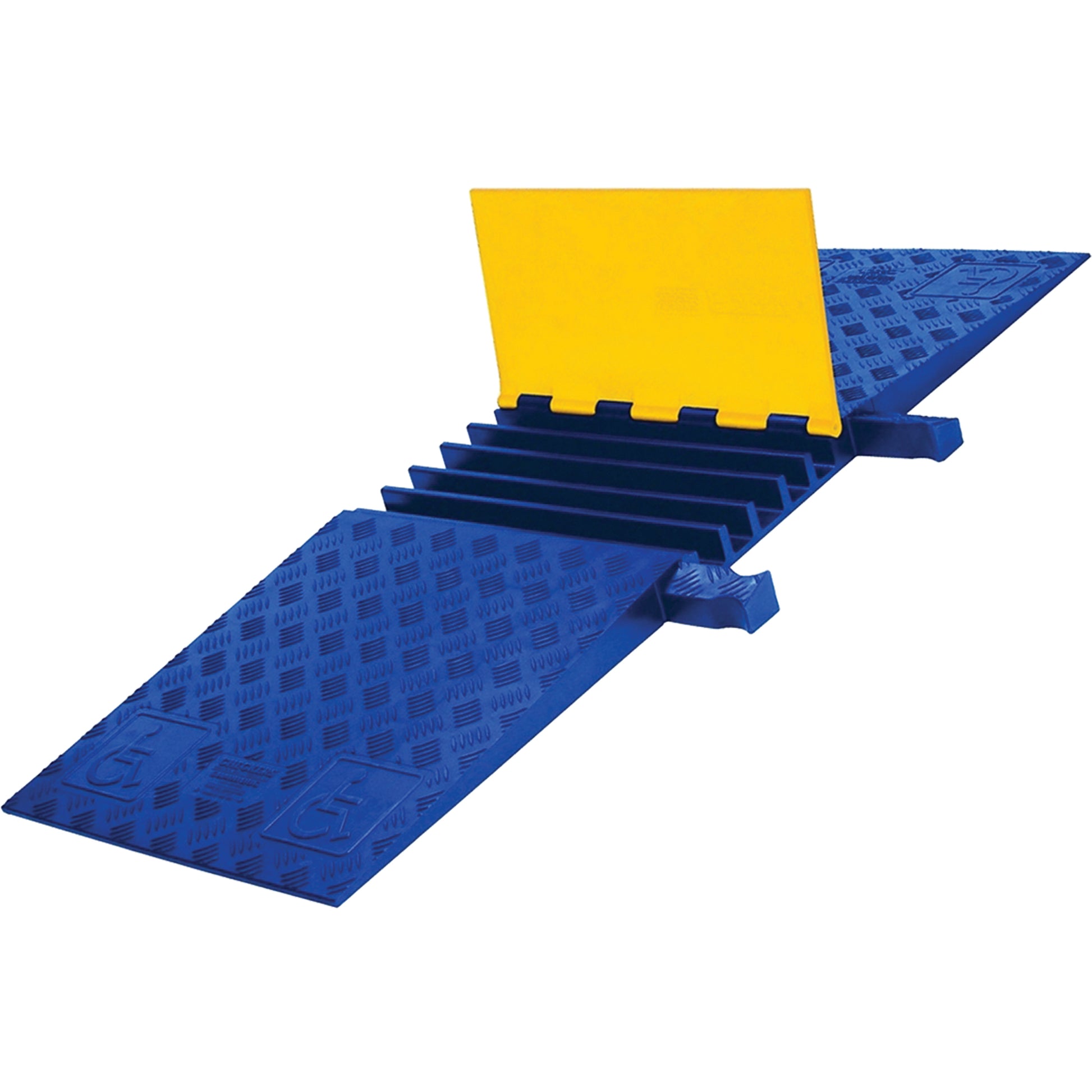 Yellow Jacket® Heavy Duty ADA/DDA Cable Protector, 5 Channels, 18" L x 50" W x 1.875" H