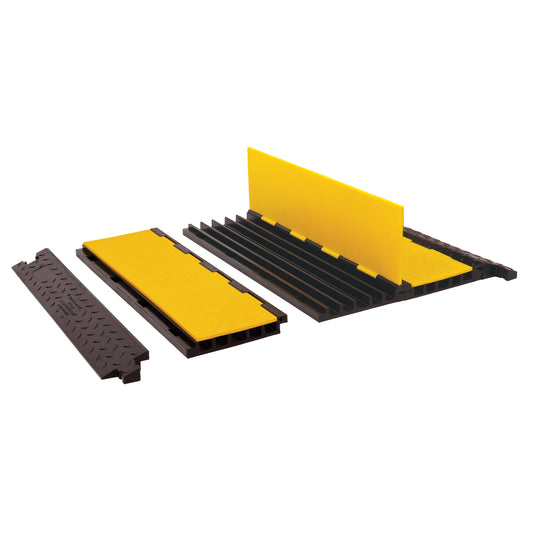 Yellow Jacket® Cable Protector System, 5 Channels, 36" L x 19.75" W x 2" H