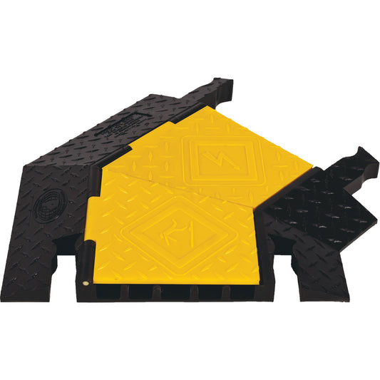 Yellow Jacket® 5-Channel Heavy Duty Cable Protector - Right Turn