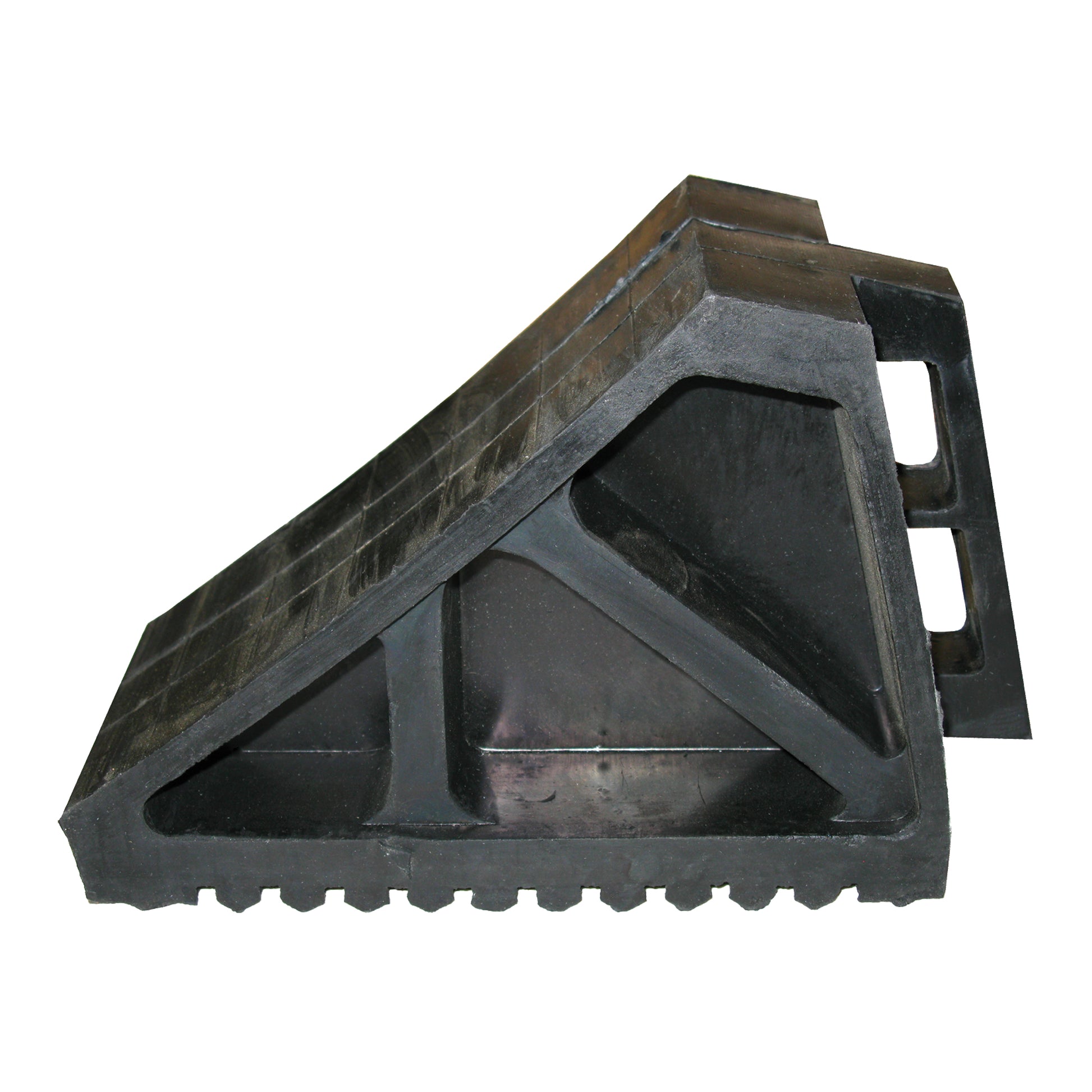 Wheel Chock, 10-5/8" x 7" x 4-1/2", Black