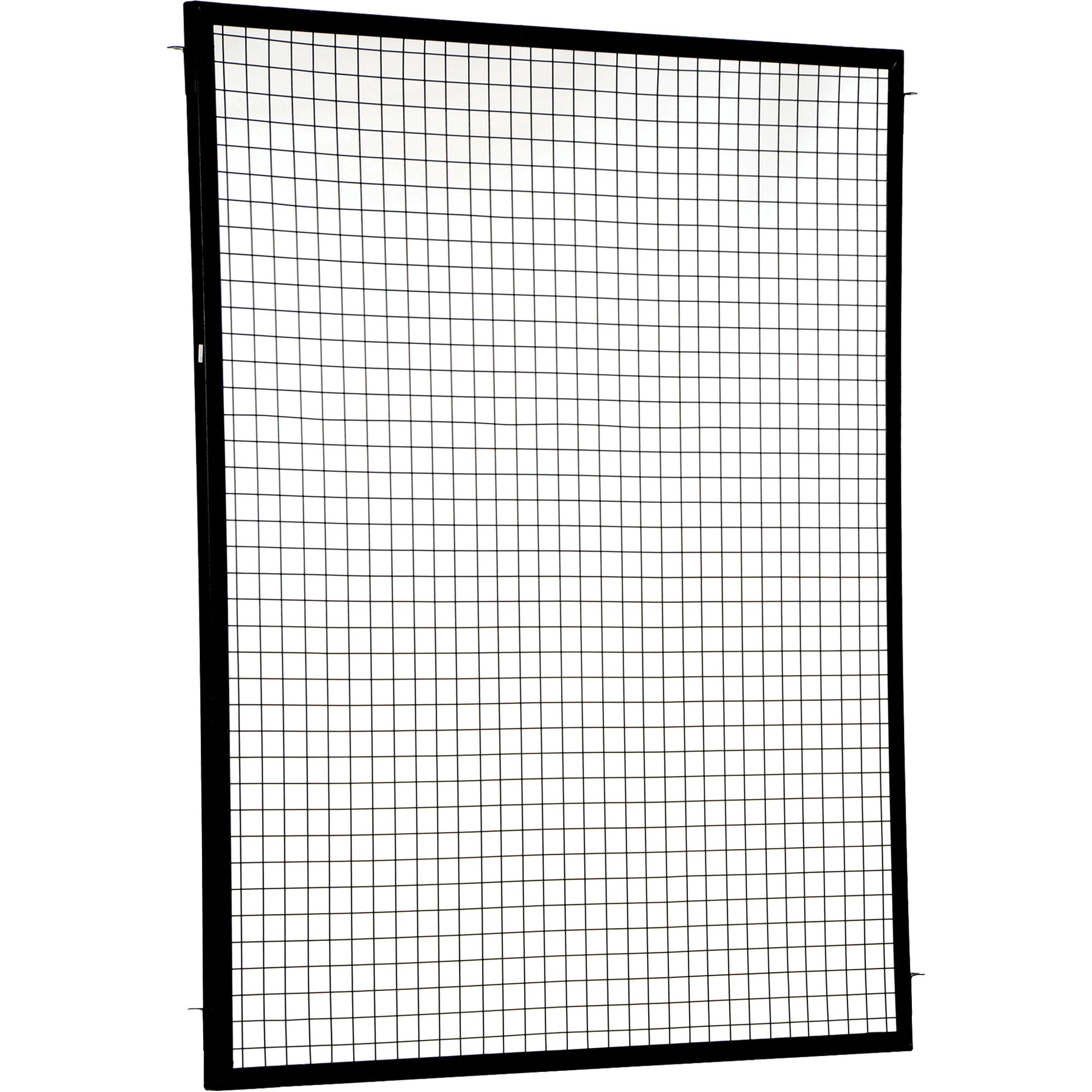 Adjustable Perimeter Guard Panel, 6' H x 5' W, Black