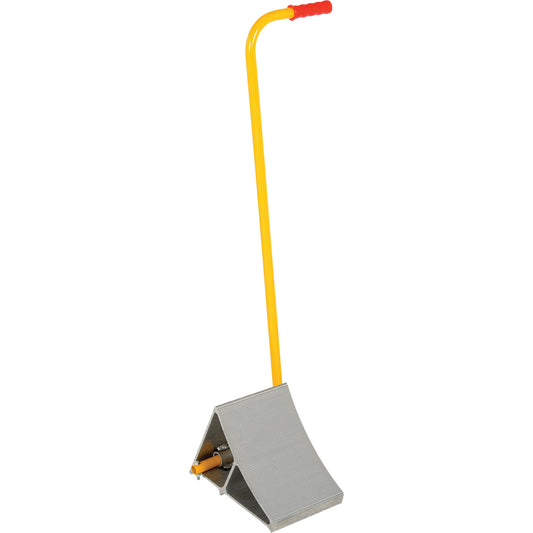 Aluminum Wheel Chock With Handle, 7" W x 11-7/8" D x 7-11/16" H