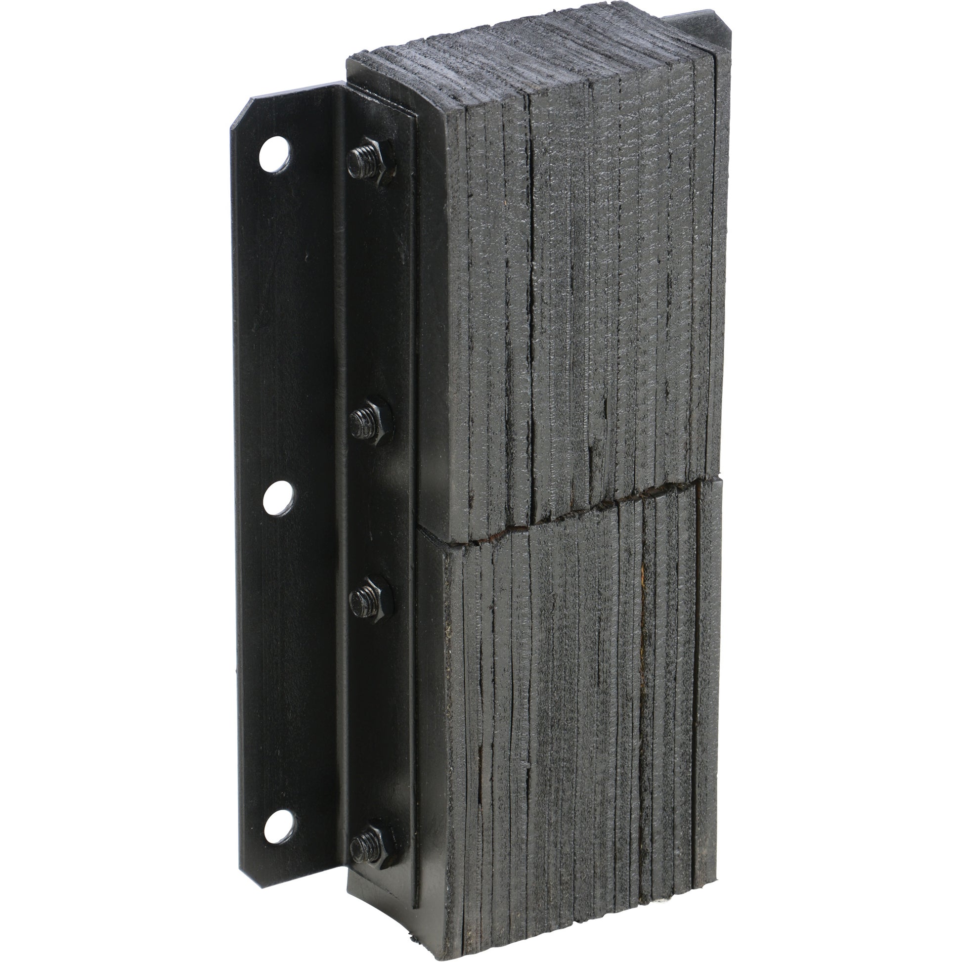 Laminated Dock Bumper, Vertical, Rubber, 13-1/4" W x 4-1/2" D x 20" H