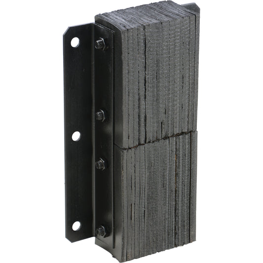 Laminated Dock Bumper, Vertical, Rubber, 13-1/4" W x 4-1/2" D x 20" H