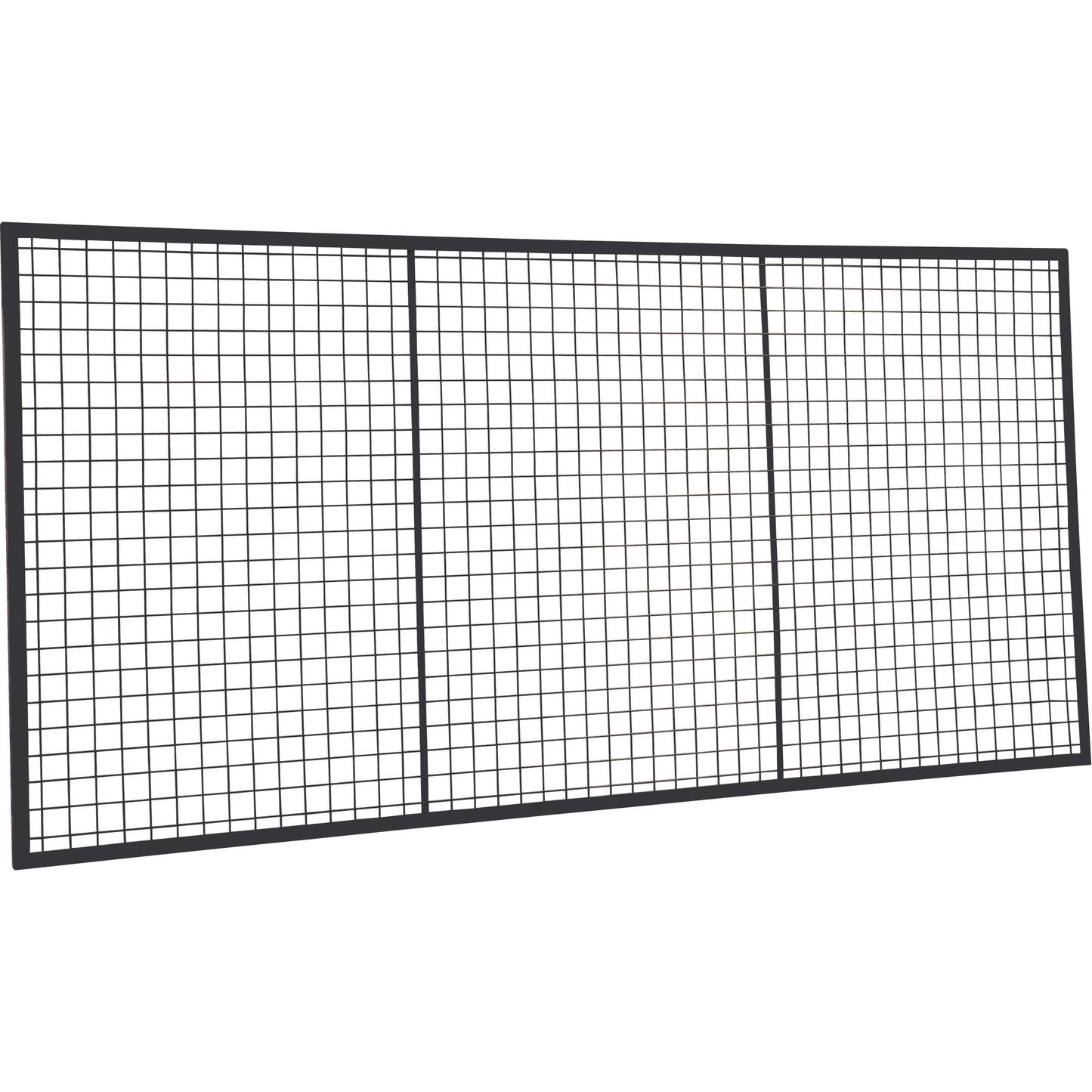Wire Mesh Partition Panel, 4' H x 8' W