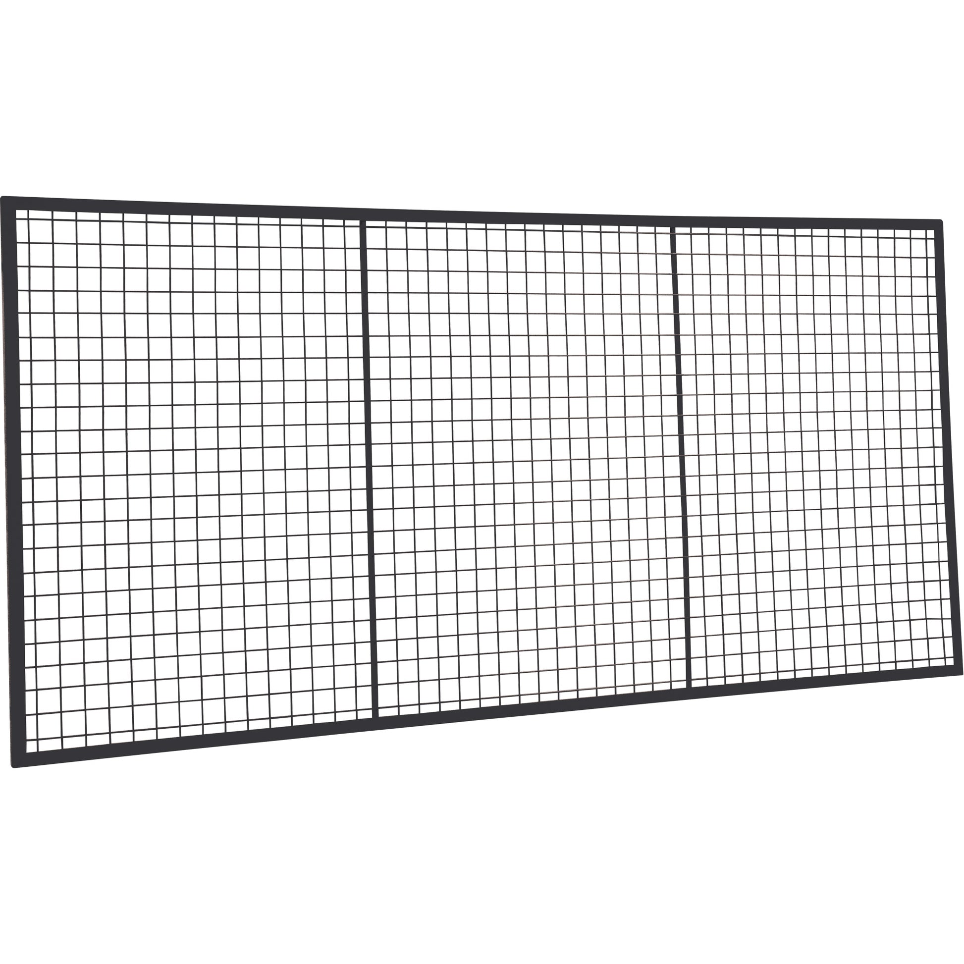 Wire Mesh Partition Panel, 4' H x 8' W