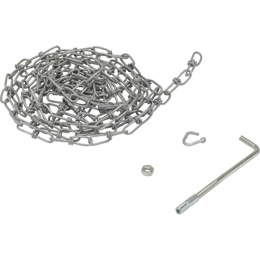 Double Loop Coil Chain with Hanger