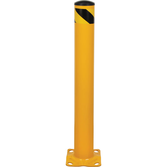 Bollard, Steel, 36" H x 4-1/2" W, Yellow