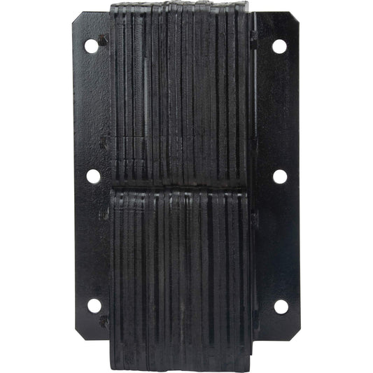 Laminated Dock Bumpers, Vertical, Rubber, 11" W x 4" D x 20" H