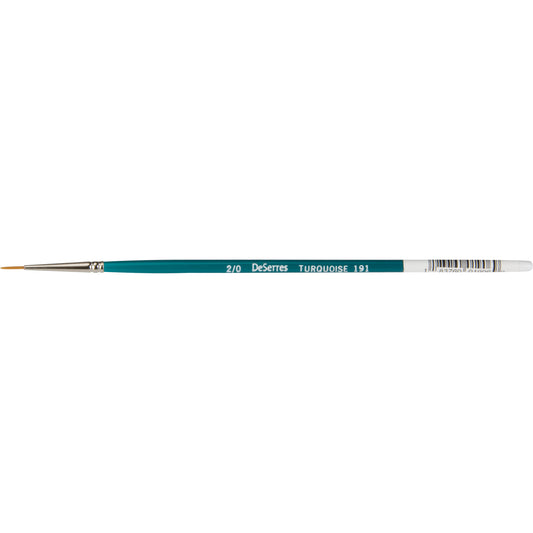 Round Artist Brush, Synthetic, Wood Handle, 2x0 Width