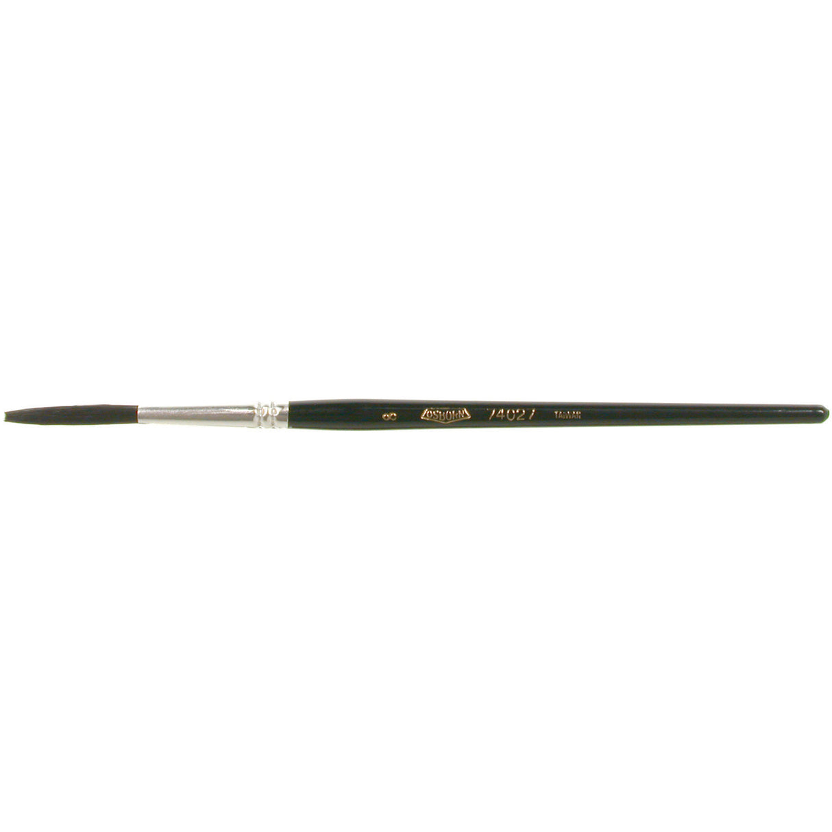 Round Lettering Marking Paint Brush, 3/16" Brush Width, Camel Hair, Wood Handle